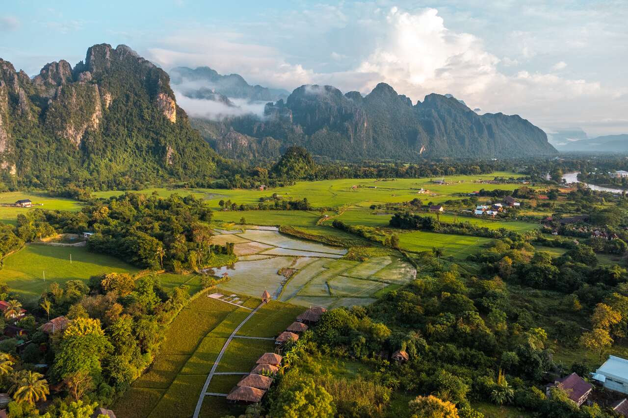 Capture the spiritual beauty of Vang Vieng’s cultural landmarks